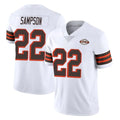 Friene C.Browns #22 Dylan Sampson Player White Limited  Vapor 1946 Collection Alternate Game Stitched Jerseys