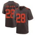 Friene C.Browns #28 Emmanuel McNeil-Warren Player Brown Alternate Home Game Stitched Jerseys
