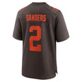 Friene C.Browns #2 Shedeur Sanders Brown Alternate Game Stitched Jerseys