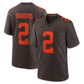 Friene C.Browns #2 Shedeur Sanders Player Brown Alternate Home Game Stitched Jerseys