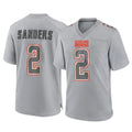 Friene C.Browns #2 Shedeur Sanders Player Gray Atmosphere Fashion Game Stitched Jerseys