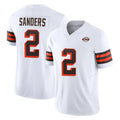 Friene C.Browns #2 Shedeur Sanders Player White Limited Vapor F.U.S.E. Alternate Game Stitched Jerseys
