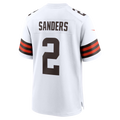 Friene C.Browns #2 Shedeur Sanders White Game Stitched Jerseys