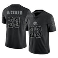 Friene C.Browns #33 Ronnie Hickman Player Black Reflective Home Game Stitched Jerseys