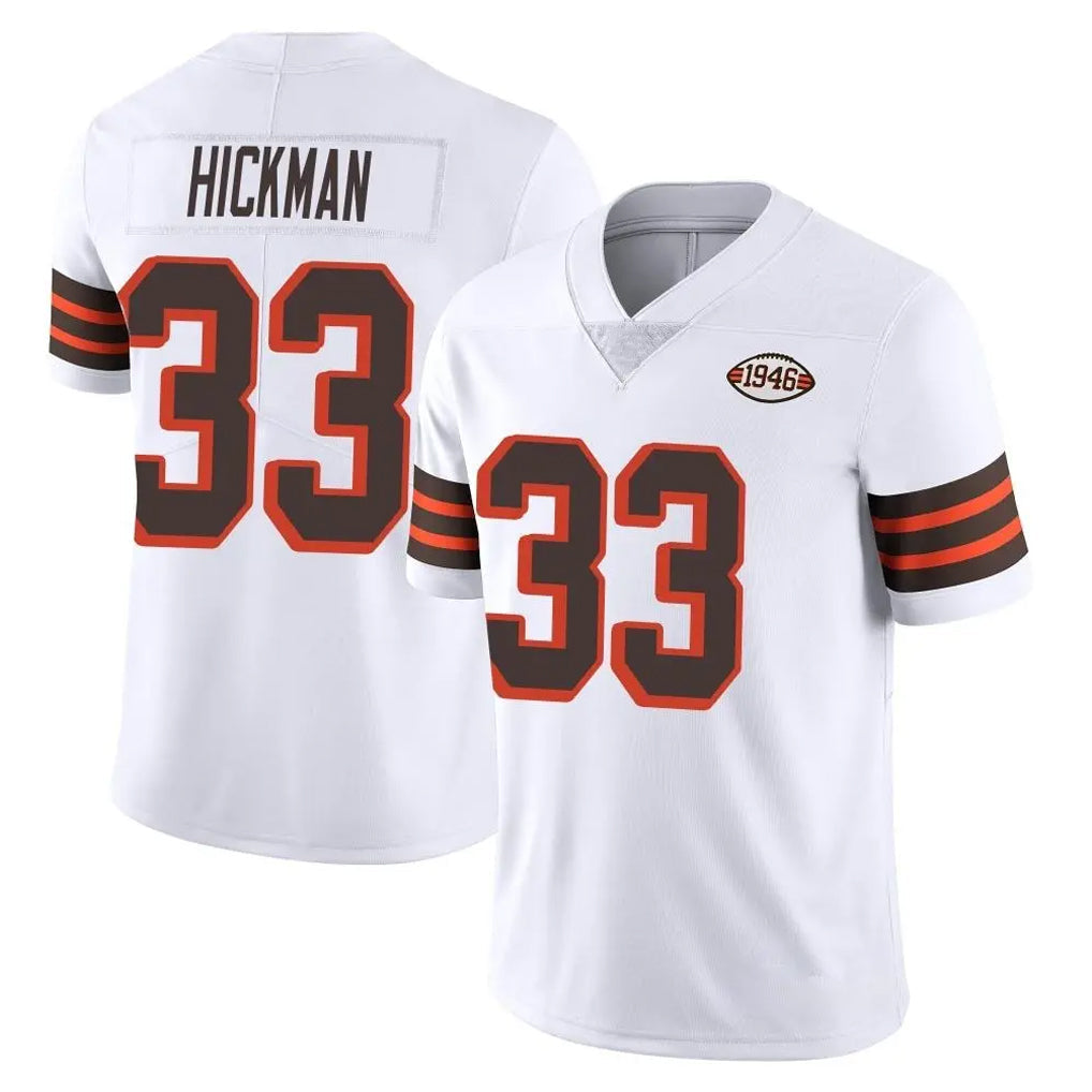 Friene C.Browns #33 Ronnie Hickman Player White Limited  Vapor 1946 Collection Alternate Game Stitched Jerseys