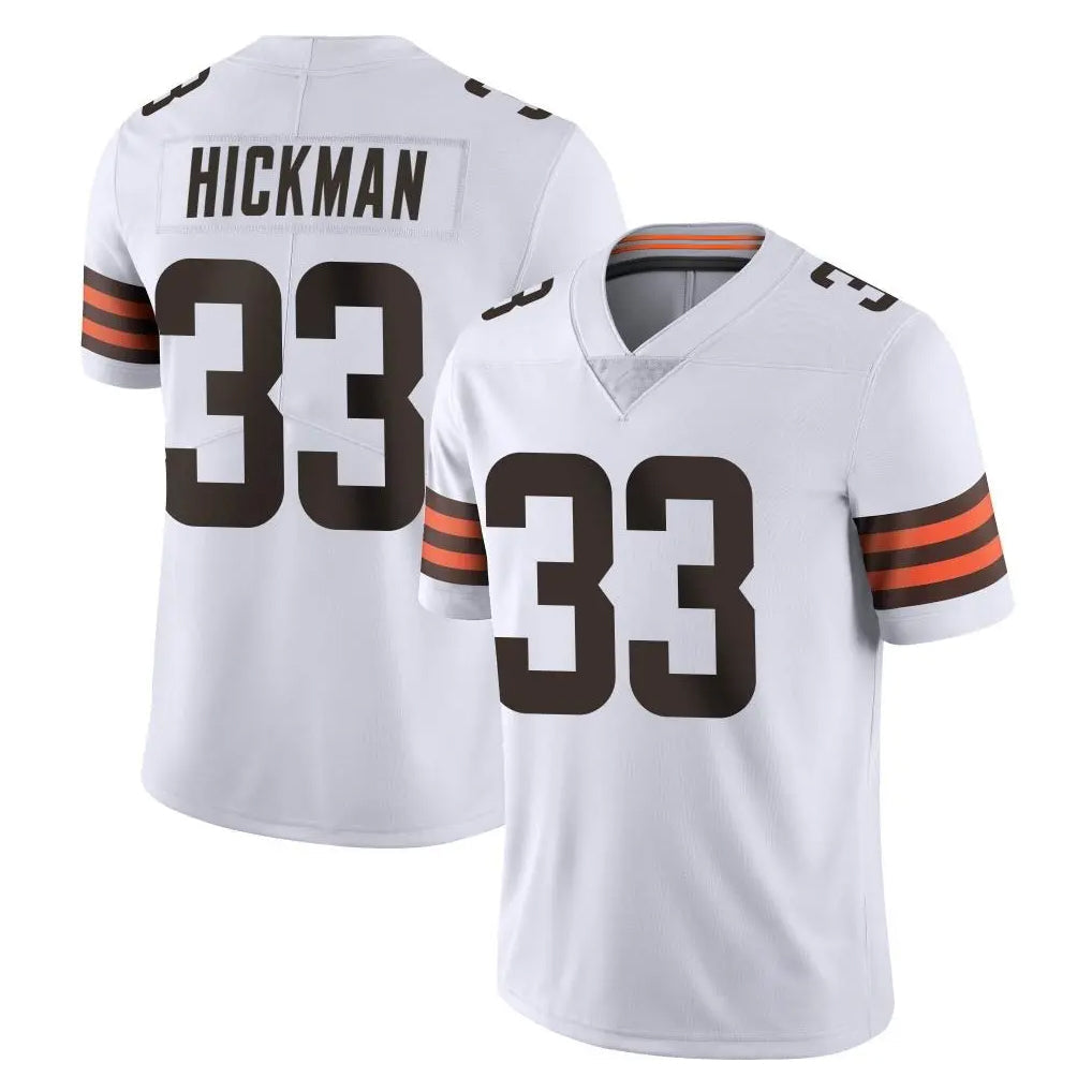Friene C.Browns #33 Ronnie Hickman Player White Vapor Untouchable Limited Home Game Stitched Jerseys