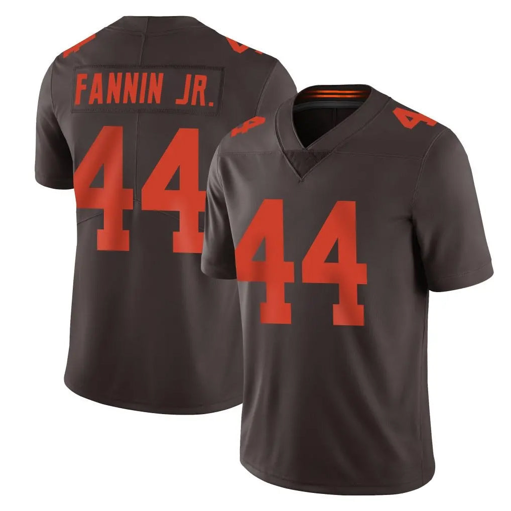 Friene C.Browns #44 Harold Fannin Jr. Player Browns Color Rush Limited Home Game Stitched Jerseys
