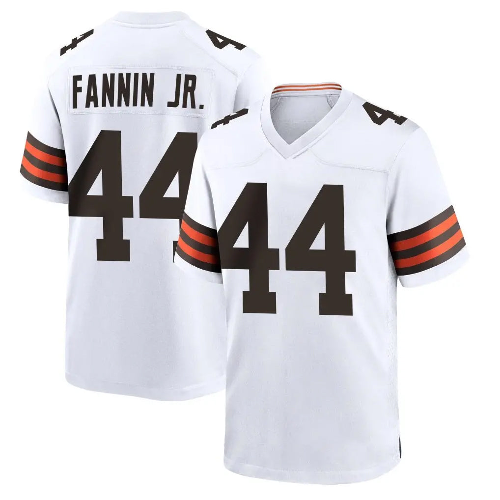 Friene C.Browns #44 Harold Fannin Jr. Player White Home Game Stitched Jerseys