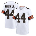 Friene C.Browns #44 Harold Fannin Jr. Player White Home Game Stitched Jerseys