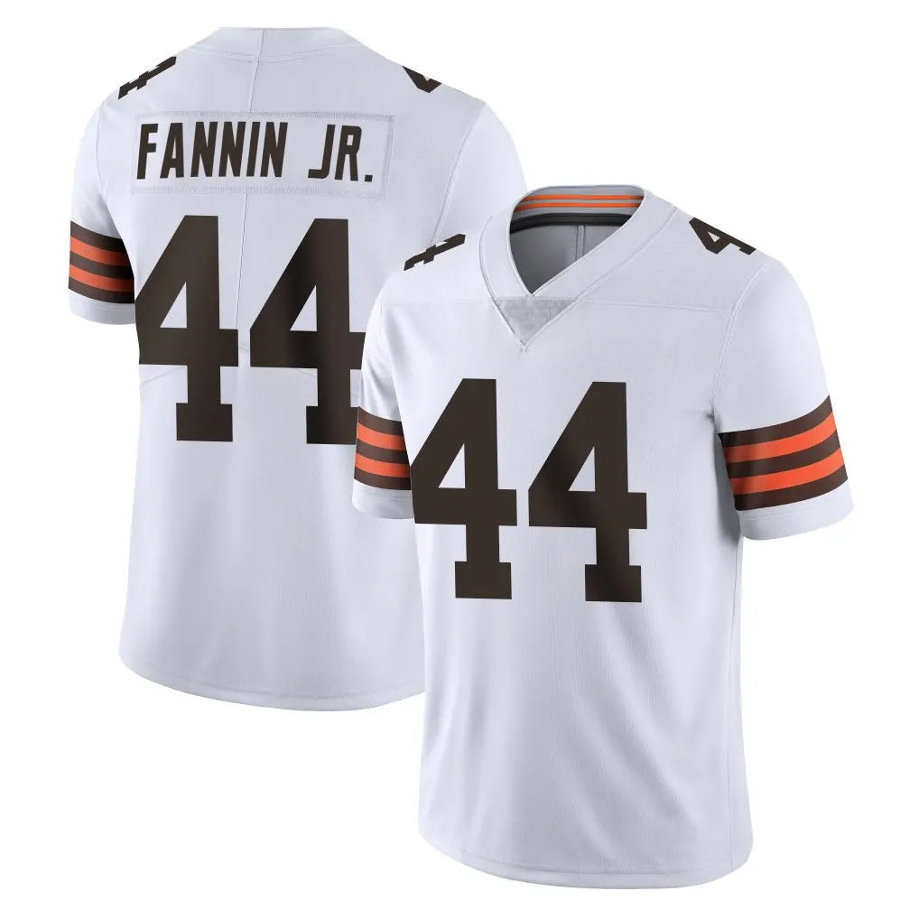 Friene C.Browns #44 Harold Fannin Jr. Player White Vapor Untouchable Limited Home Game Stitched Jerseys