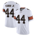 Friene C.Browns #44 Harold Fannin Jr. Player White Vapor Untouchable Limited Home Game Stitched Jerseys