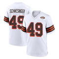 Friene C.Browns #49 Carson Schwesinger Player White Alternate Home Game Stitched Jerseys