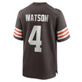 Friene C.Browns #4 Deshaun Watson Brown Game Stitched Jerseys