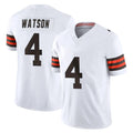 Friene C.Browns #4 Deshaun Watson Player White Vapor F.U.S.E. Limited Home Game Stitched Jerseys