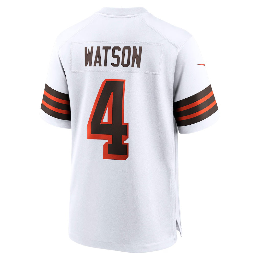 Friene C.Browns #4 Deshaun Watson White Alternate Game Stitched Jerseys
