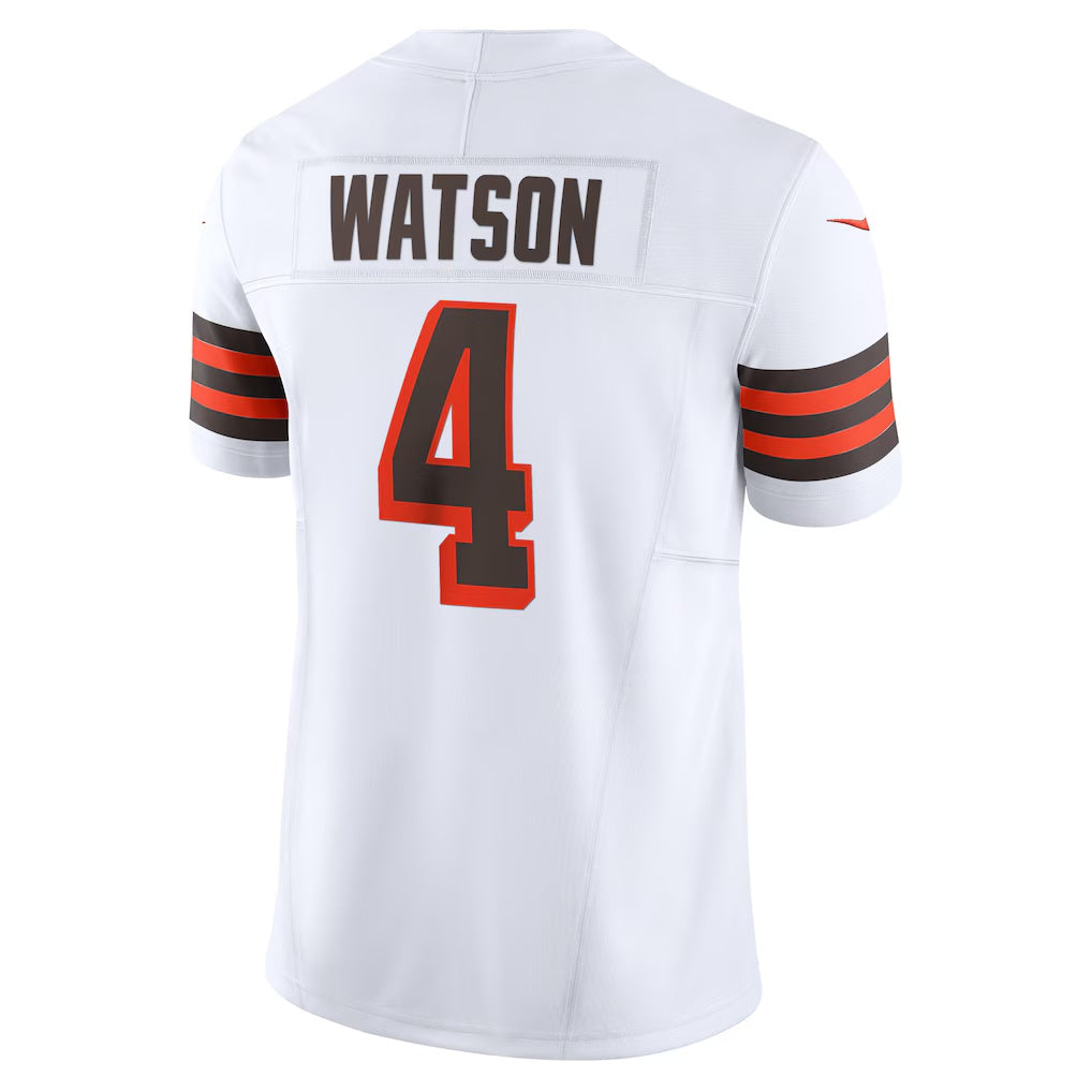 Friene C.Browns #4 Deshaun Watson White Vapor F.U.S.E. Limited Stitched Jerseys