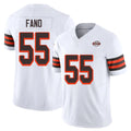 Friene C.Browns #55 Spencer Fano Player White Limited Vapor F.U.S.E. Alternate Game Stitched Jerseys