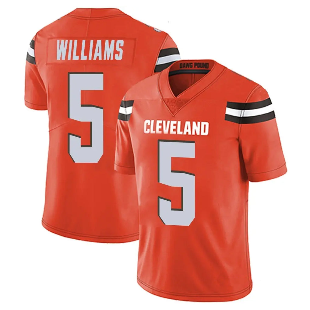 Friene C.Browns #5 Quincy Williams Player Orange Alternate Vapor Untouchable Limited Home Game Stitched Jerseys