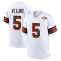 Friene C.Browns #5 Quincy Williams Player White Alternate Home Game Stitched Jerseys