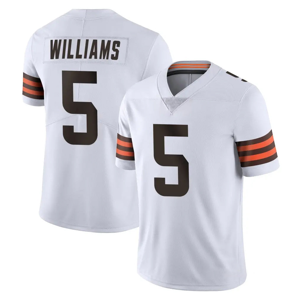 Friene C.Browns #5 Quincy Williams Player White Vapor Untouchable Limited Home Game Stitched Jerseys