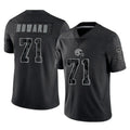 Friene C.Browns #71 Tytus Howard Player Black Reflective Home Game Stitched Jerseys