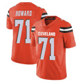 Friene C.Browns #71 Tytus Howard Player Orange Alternate Vapor Untouchable Limited Home Game Stitched Jerseys