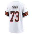 Friene C.Browns #73 Joe Thomas Player White Alternate Home Game Stitched Jerseys