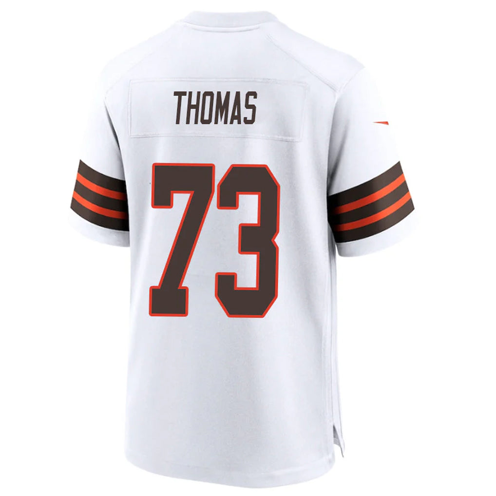 Friene C.Browns #73 Joe Thomas Player White Alternate Home Game Stitched Jerseys