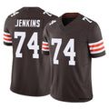 Friene C.Browns #74 Elgton Jenkins Player Brown Vapor F.U.S.E. Limited Home Game Stitched Jerseys