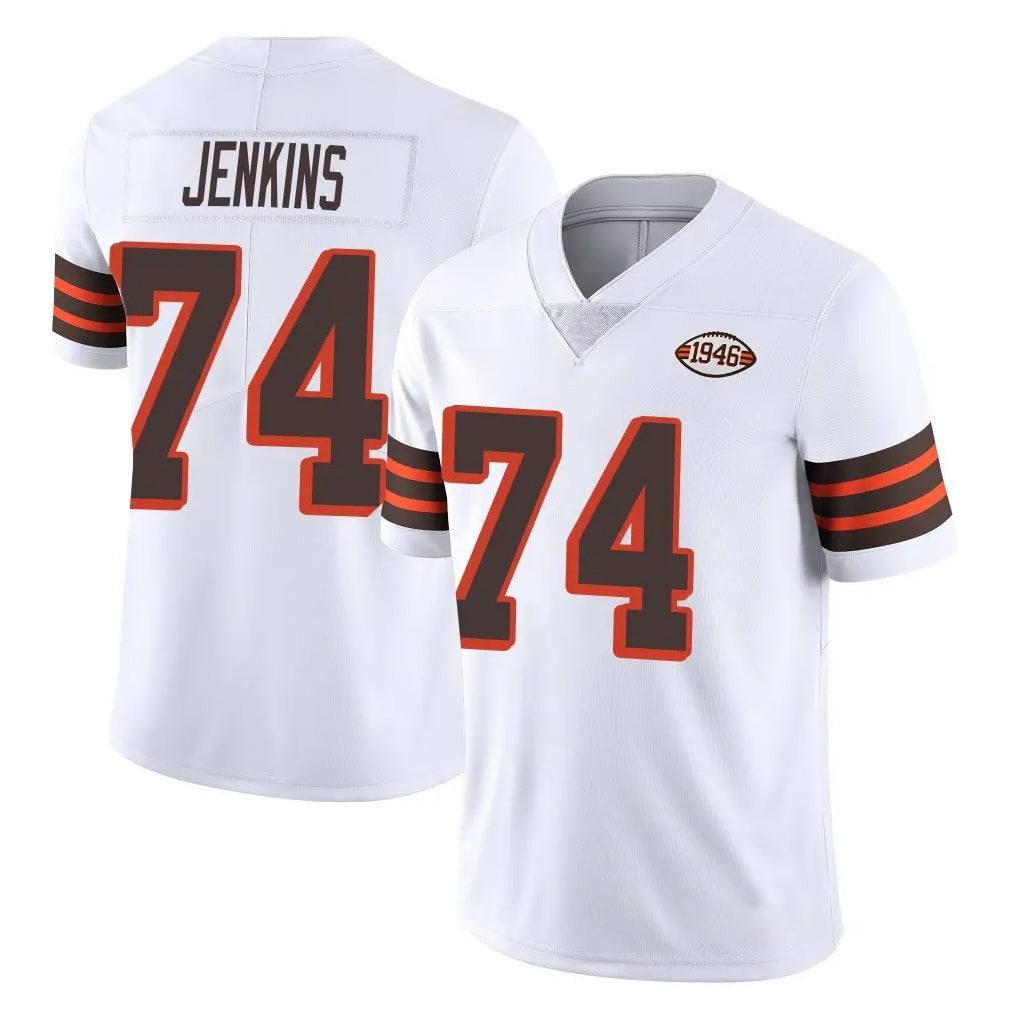 Friene C.Browns #74 Elgton Jenkins Player White Limited  Vapor 1946 Collection Alternate Game Stitched Jerseys