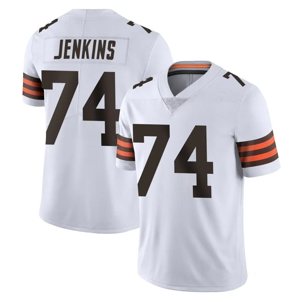 Friene C.Browns #74 Elgton Jenkins Player White Vapor Untouchable Limited Home Game Stitched Jerseys