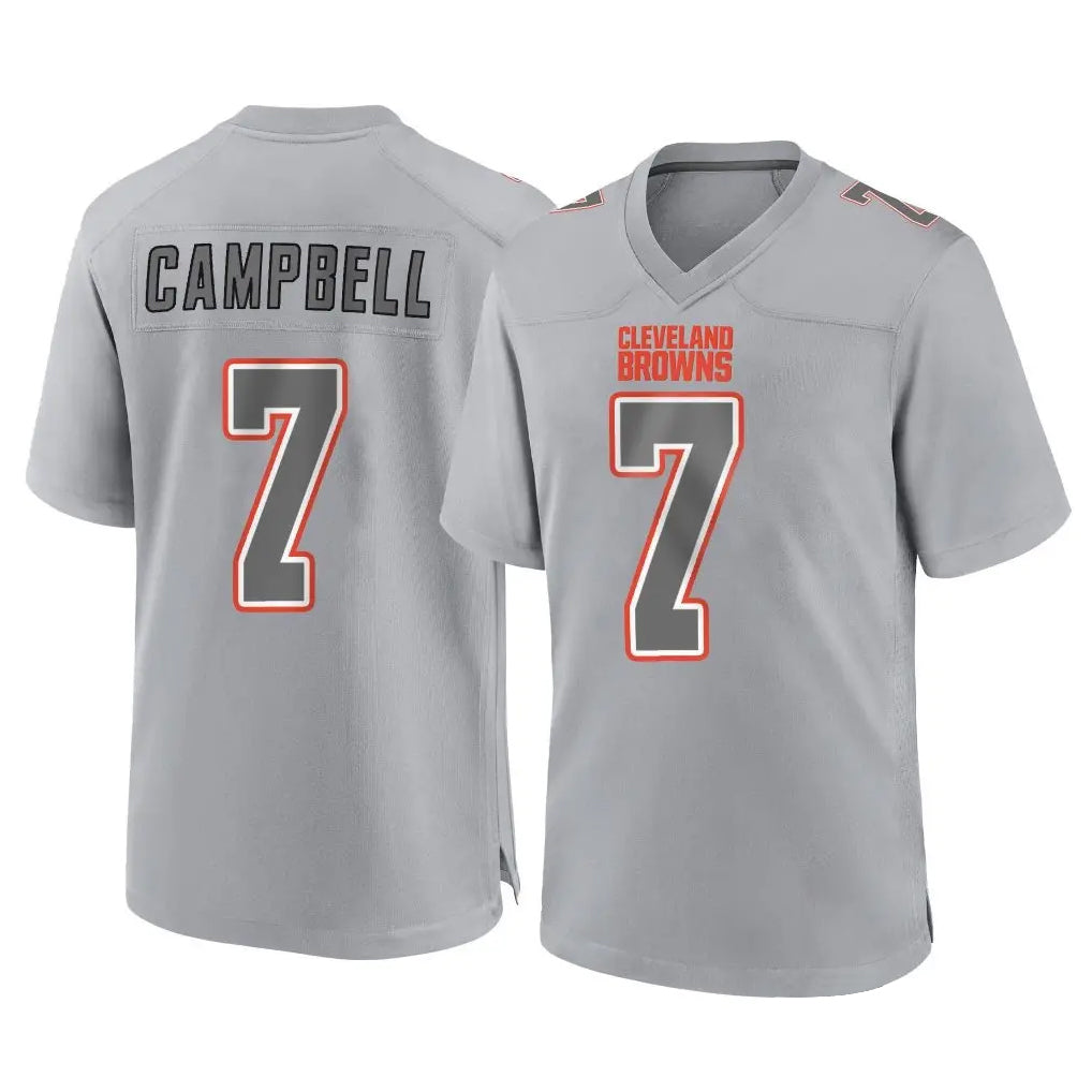 Friene C.Browns #7 Tyson Campbell Player Gray Atmosphere Fashion Game Stitched Jerseys