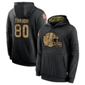 Friene C.Browns #80 Jamari Thrash Player Black Salute to Service Pullover Hoodies Limited Stitched Jerseys