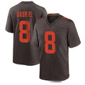 Friene C.Browns #8 Dillon Gabriel Player Brown Alternate Home Game Stitched Jerseys