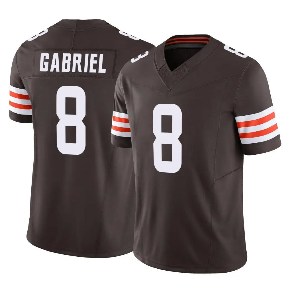 Friene C.Browns #8 Dillon Gabriel Player Brown Vapor F.U.S.E. Limited Home Game Stitched Jerseys