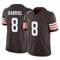 Friene C.Browns #8 Dillon Gabriel Player Brown Vapor F.U.S.E. Limited Home Game Stitched Jerseys