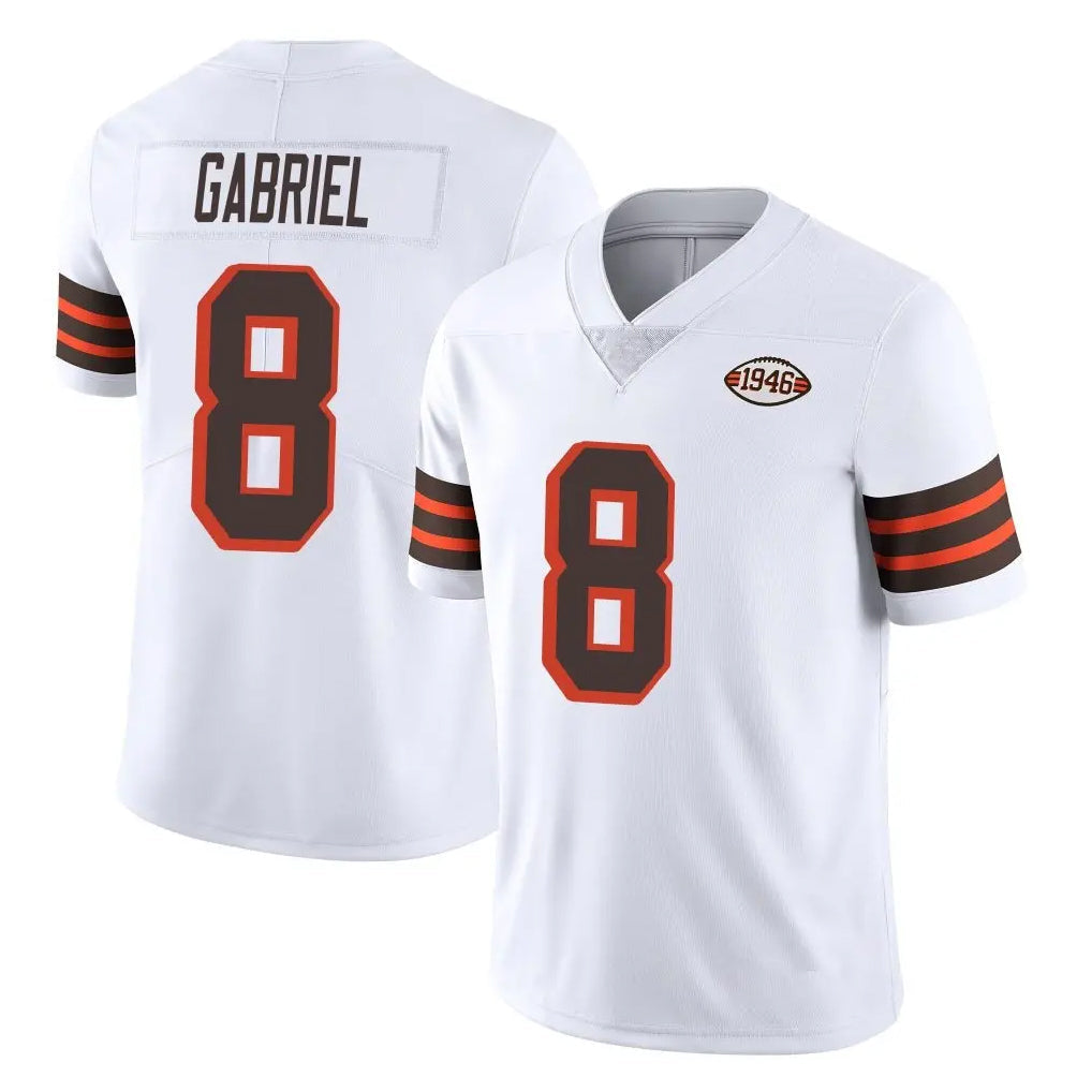Friene C.Browns #8 Dillon Gabriel Player White Limited  Vapor 1946 Collection Alternate Game Stitched Jerseys