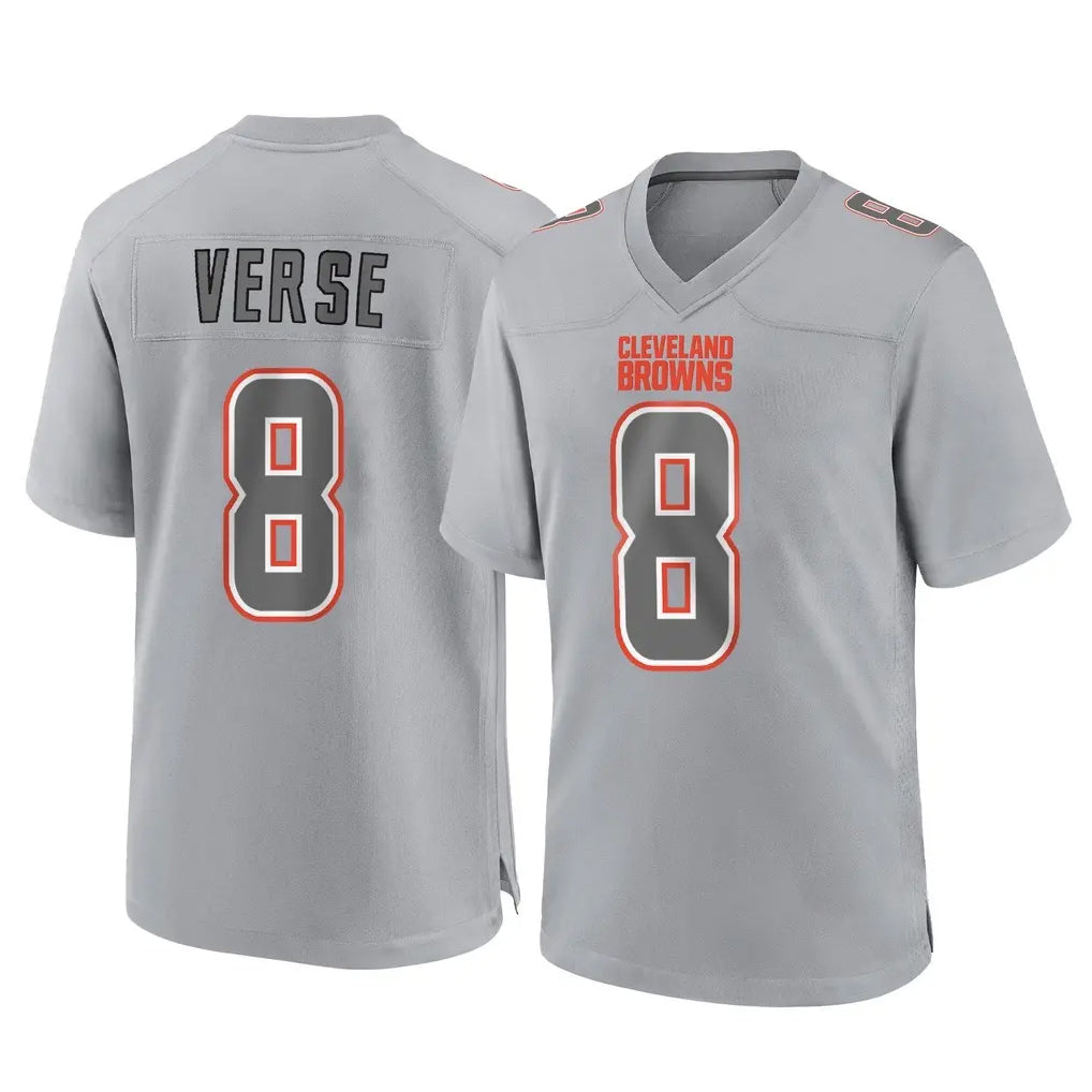 Friene C.Browns #8 Jared Verse Player Gray Atmosphere Fashion Game Stitched Jerseys