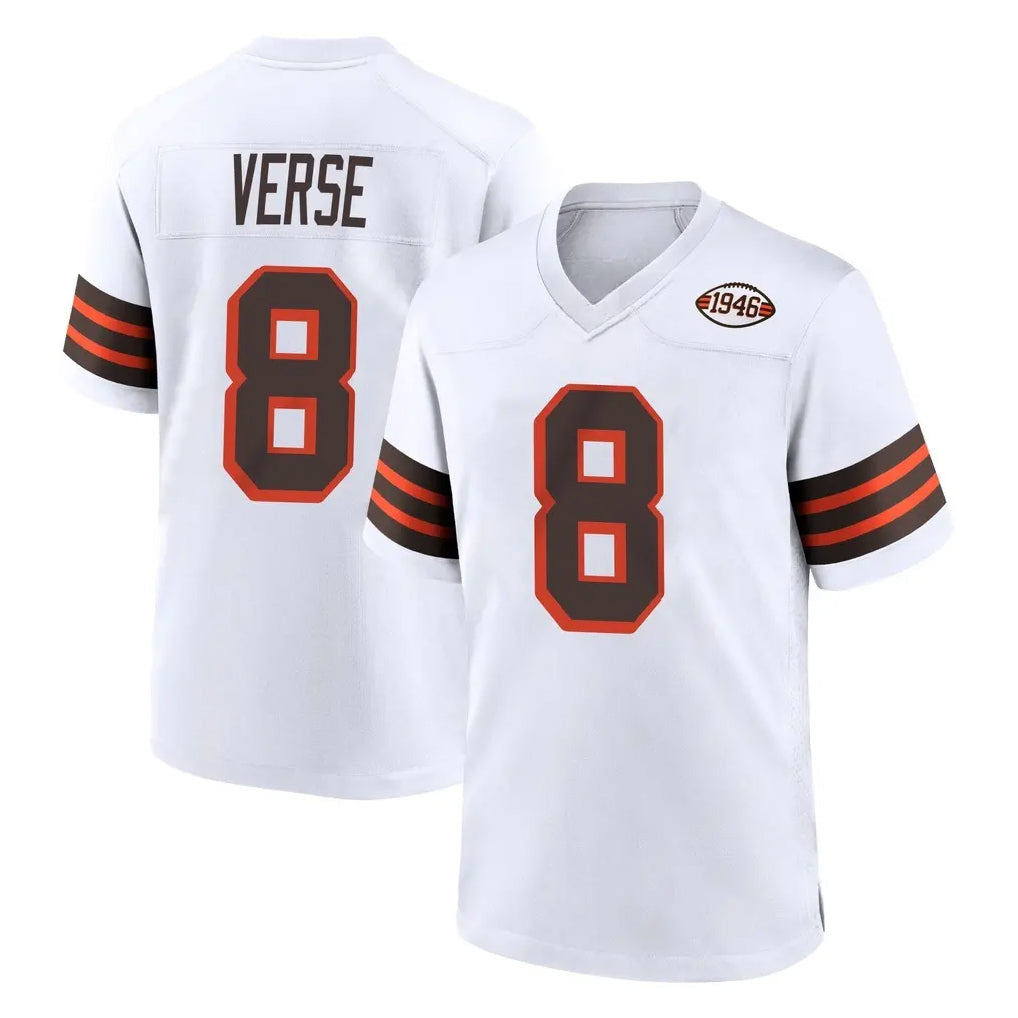Friene C.Browns #8 Jared Verse Player White Alternate Home Game Stitched Jerseys