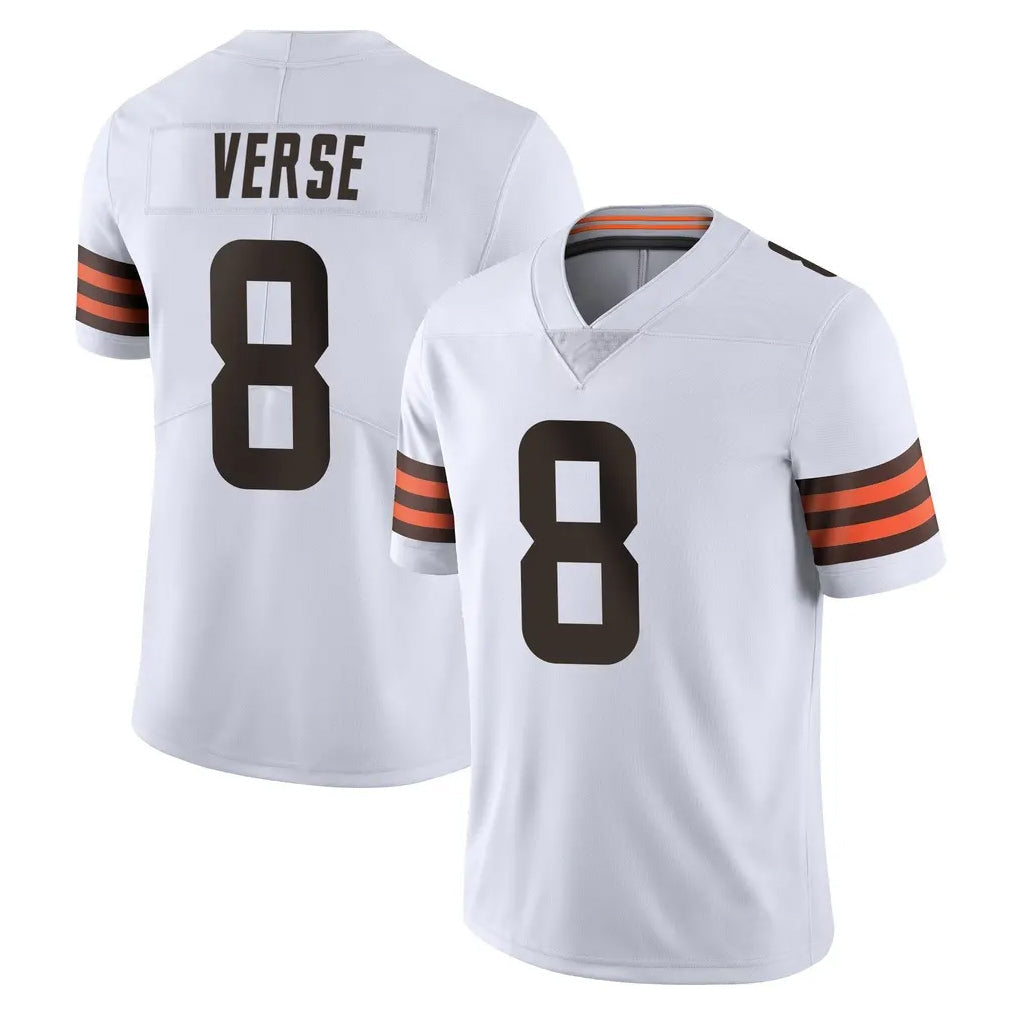 Friene C.Browns #8 Jared Verse Player White Vapor Untouchable Limited Home Game Stitched Jerseys
