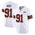 Friene C.Browns #91 Alex Wright Player White Limited  Vapor 1946 Collection Alternate Game Stitched Jerseys