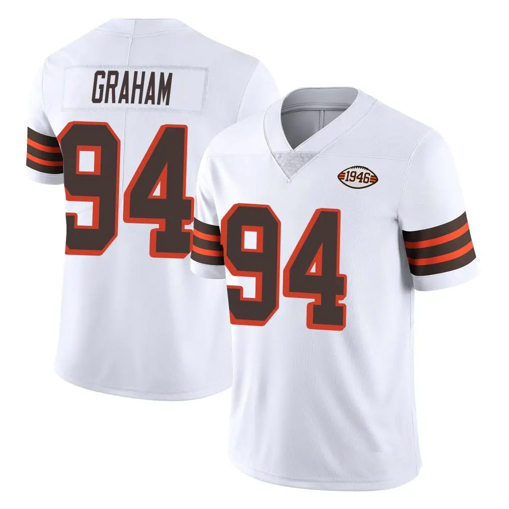 Friene C.Browns #94 Mason Graham Player White Limited  Vapor 1946 Collection Alternate Game Stitched Jerseys