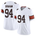 Friene C.Browns #94 Mason Graham Player White Vapor F.U.S.E. Limited Home Game Stitched Jerseys