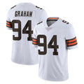 Friene C.Browns #94 Mason Graham Player White Vapor Untouchable Limited Home Game Stitched Jerseys
