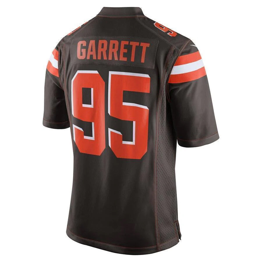 Friene C.Browns #95 Myles Garrett Player Brown Game Stitched Jerseys