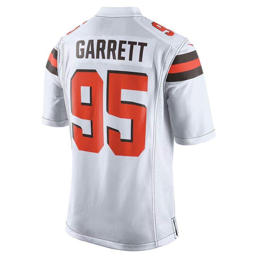 Friene C.Browns #95 Myles Garrett Player White Game Stitched Jerseys