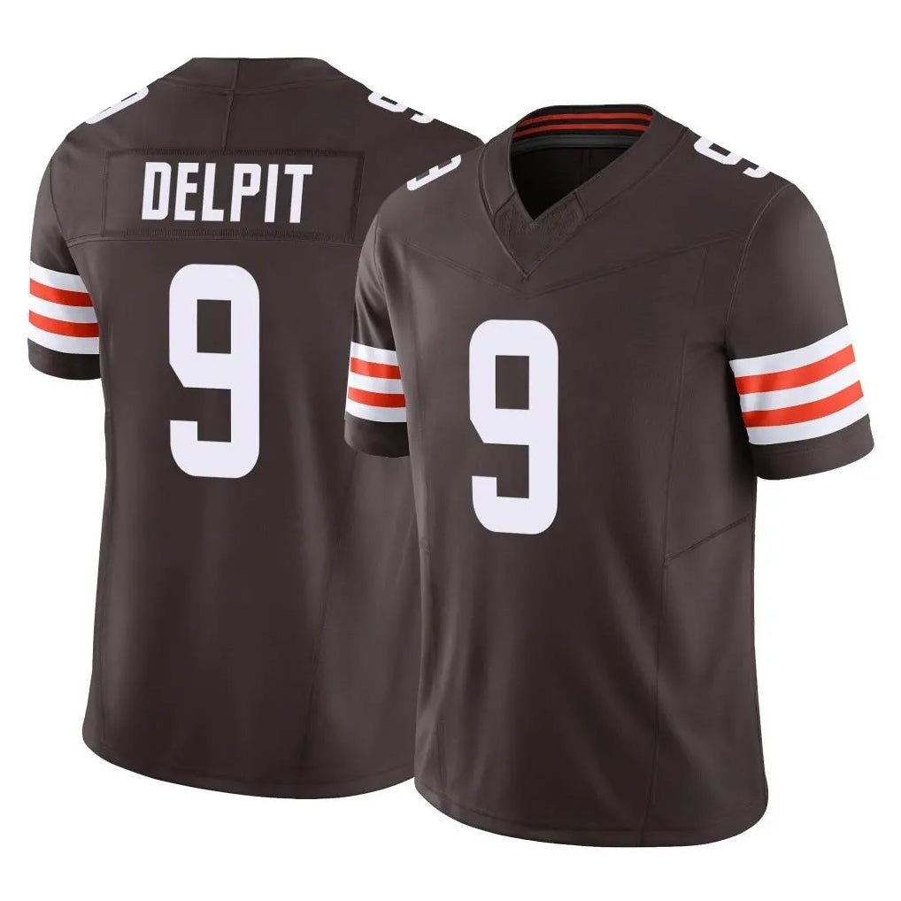 Friene C.Browns #9 Grant Delpit Player Brown Vapor F.U.S.E. Limited Home Game Stitched Jerseys