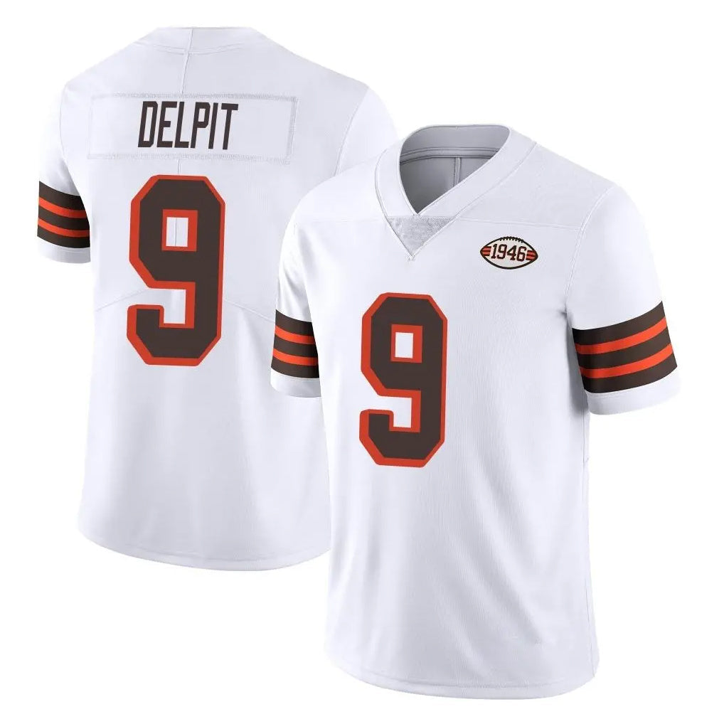 Friene C.Browns #9 Grant Delpit Player White Limited  Vapor 1946 Collection Alternate Game Stitched Jerseys