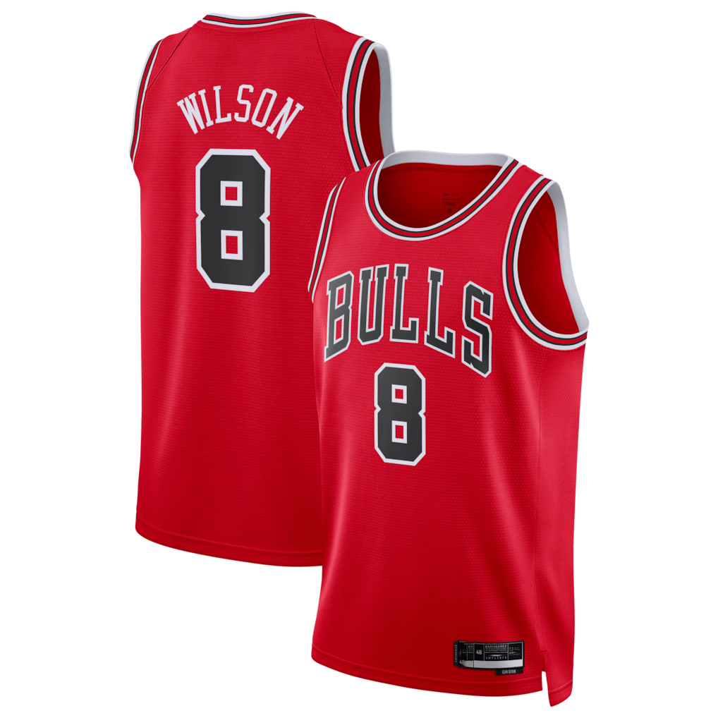 Friene C.Bulls #8 Caleb Wilson Red 2026 Draft Swingman Jerseys - Icon Edition