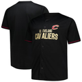 Friene C.Cavaliers Black Big & Tall Pop Full-Button Jerseys